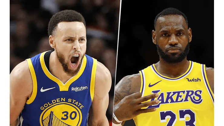 Stephen Curry y LeBron James, dos de los protagonistas de los Play-In (Foto: Getty Images)