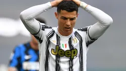 Cristiano durante un encuentro con Juventus.