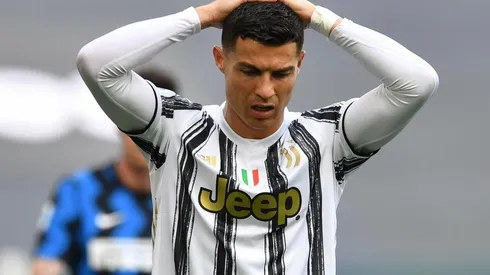 Cristiano durante un encuentro con Juventus.