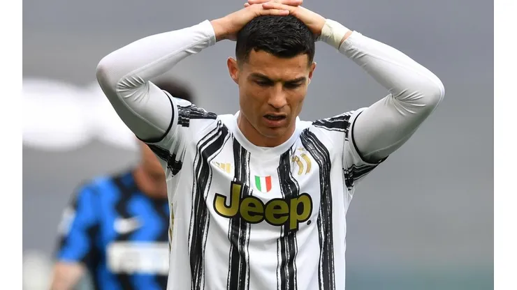 Cristiano durante un encuentro con Juventus.