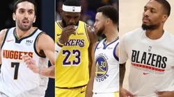 Campazzo LeBron Curry y Lillard (Fotos: Getty)