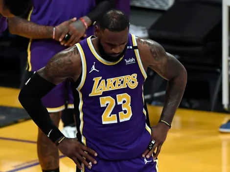 ¿Sin LeBron vs. Curry? Una molestia sacó a James del último juego en NBA