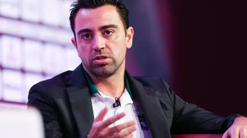 Xavi Hernández durante un evento.