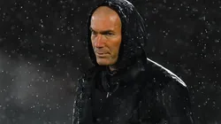 Zinedine Zidane durante un encuentro con Real Madrid.