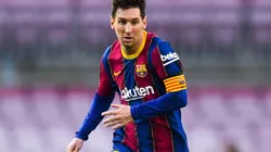 Leo Messi durante un encuentro con Barcelona.