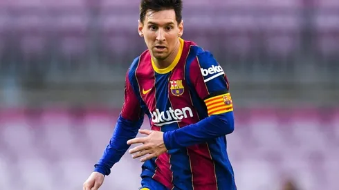 Leo Messi durante un encuentro con Barcelona.
