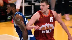 LeBron James y Nikola Jokic (Foto: Getty)