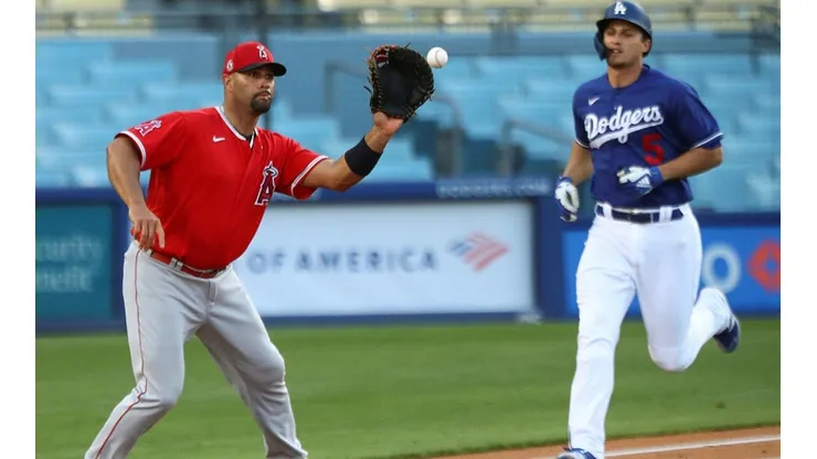 Albert Pujols y Corey Seager