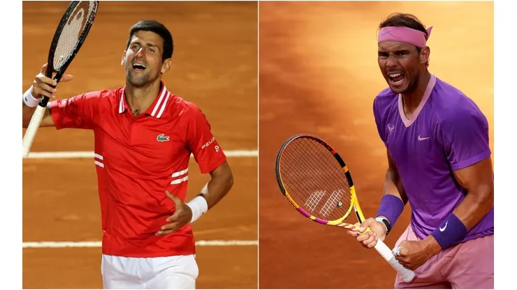 Este 16 de mayo se dará Novak Djokovic vs. Rafael Nadal por ATP 1000 Roma Open Final Masculino2021 (Fuente: Getty).
