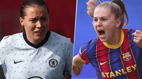 Fran Kirby vs Caroline Hansen (Foto: Getty Images)