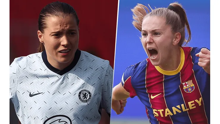 Fran Kirby vs Caroline Hansen (Foto: Getty Images)