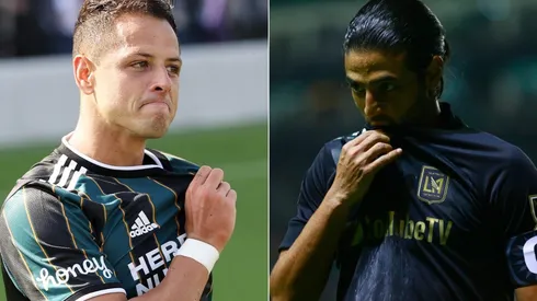 Javier Chicharito Hernández y Carlos Vela