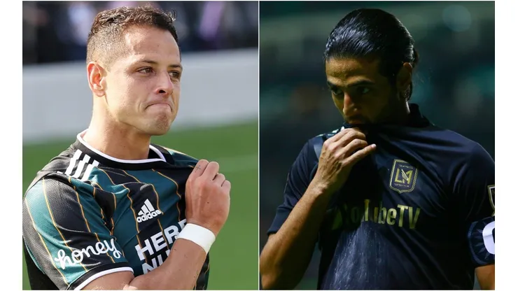 Javier Chicharito Hernández y Carlos Vela
