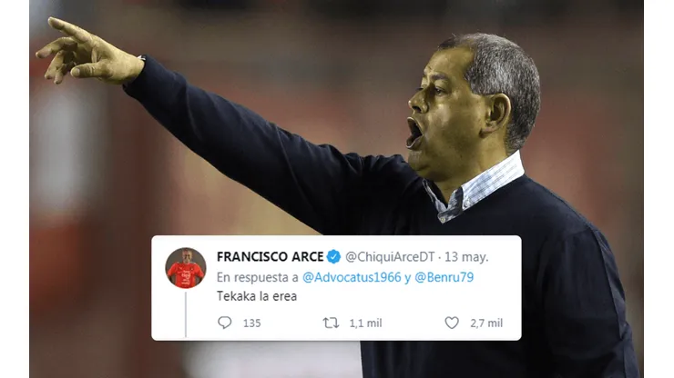 Chiqui Arce le respondió a un hincha que lo criticó por Twitter