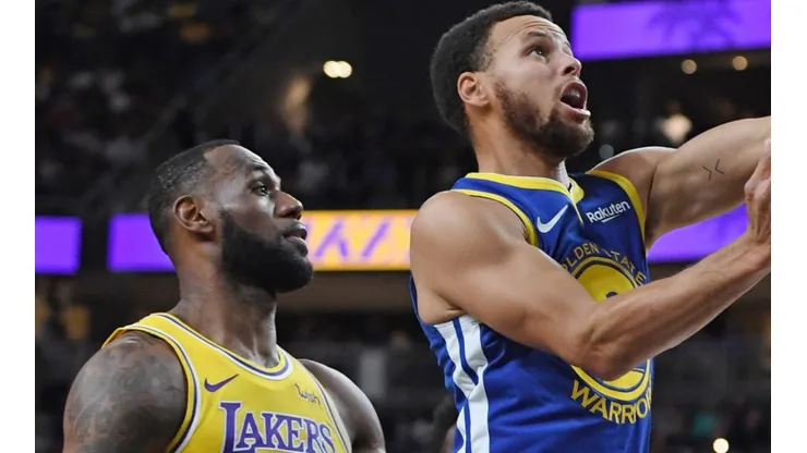 LeBron James y Stephen Curry, estrellas de la NBA