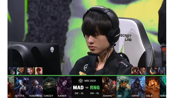 RNG vence a MAD Lions y sigue invicto en el MSI 2021 de League of Legends