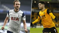 Tottenham de Harry Kane y Lo Celso vs. Wolverhampton por la Premier League. (Foto: Getty Images))