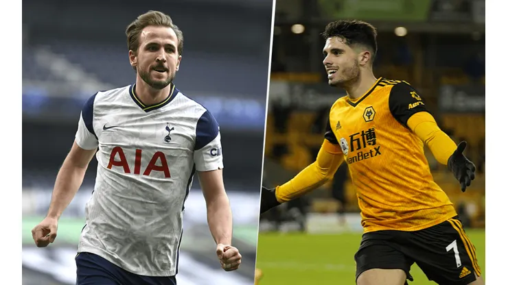 Tottenham de Harry Kane y Lo Celso vs. Wolverhampton por la Premier League. (Foto: Getty Images))