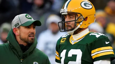 Matt LaFleur y Aaron Rodgers