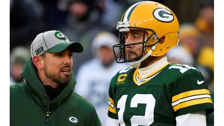 Matt LaFleur y Aaron Rodgers
