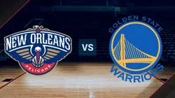 New Orleans Pelicans vs. Golden State Warriors por la NBA.