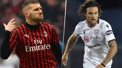 Milan sin Ibrahimovic y con Ante Rebić vs. Cagliari con Nández. (Foto: Getty Images)
