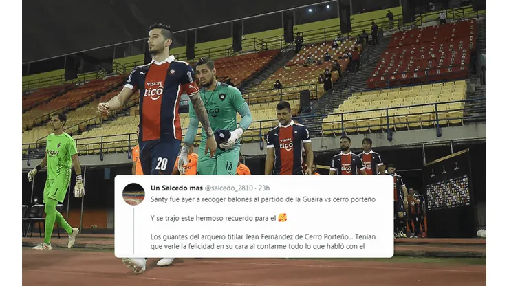 El gesto viral del arquero de Cerro Porteño: "Le cambió la vida a mi hijo"