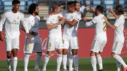 Jugadores del Real Madrid.