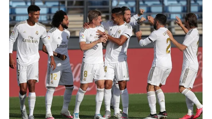Jugadores del Real Madrid.