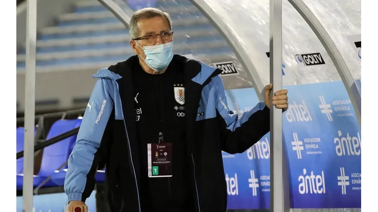 Oscar Washington Tabárez, entrenador del seleccionado uruguayo.