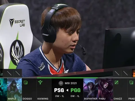 PSG Talon se lleva una victoria fácil contra PGG en el MSI 2021