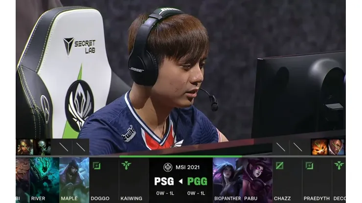 PSG Talon se lleva una victoria fácil contra PGG en el MSI 2021