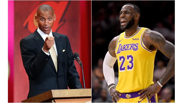 Reggie Miller y LeBron James