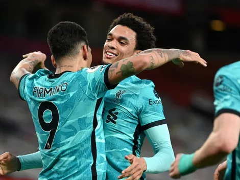 Liverpool le ganó al United en Old Trafford y sueña con la Champions