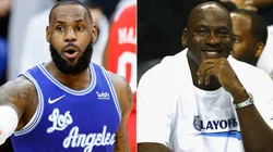 LeBron James y Michael Jordan