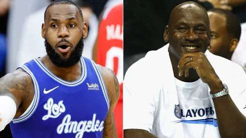LeBron James y Michael Jordan