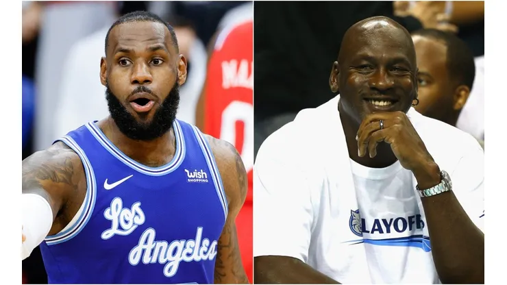 LeBron James y Michael Jordan