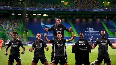 Jugadores del Olympique de Lyon.