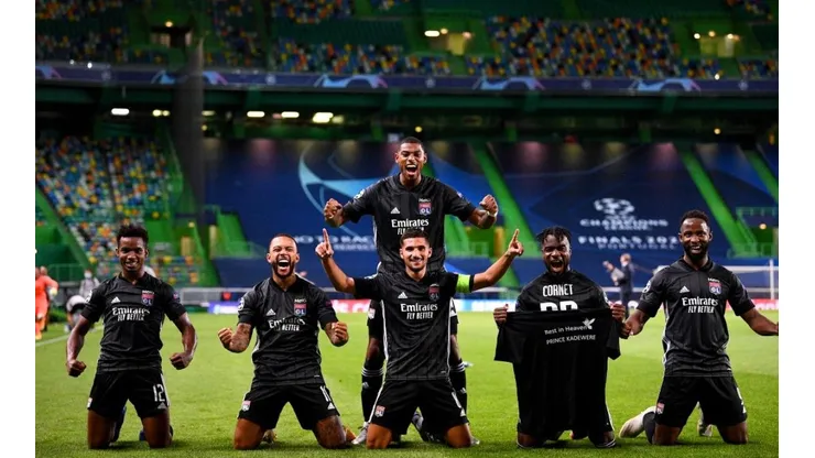 Jugadores del Olympique de Lyon.