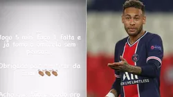 Las protestas de Neymar en Instagram luego de quedarse sin la final de Copa.