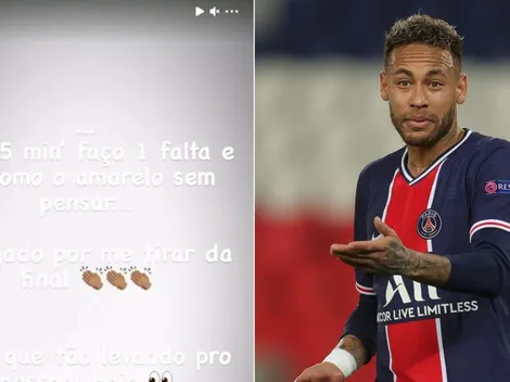 Neymar desata su furia contra el árbitro que le quitó la final de Copa