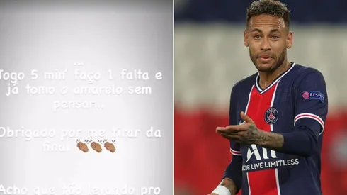 Las protestas de Neymar en Instagram luego de quedarse sin la final de Copa.