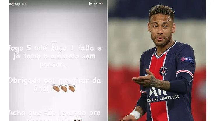 Las protestas de Neymar en Instagram luego de quedarse sin la final de Copa.