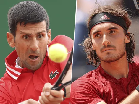 Novak Djokovic vs. Stefanos Tsitsipas: día y hora para ver EN VIVO la reanudación del duelo por el Masters 1000 de Roma