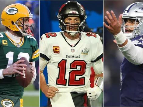 El calendario de Rodgers, Brady y Prescott en la temporada más grande