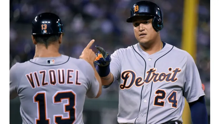 Omar Vizquel y Miguel Cabrera