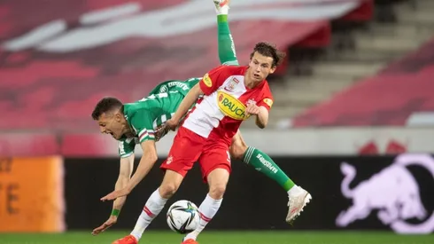 Brenden Aaronson en RB Salzburg ante Rapid Viena