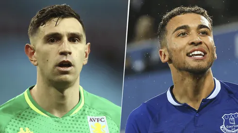 Emiliano Martínez y Calvert-Lewin (Foto: Getty Images)