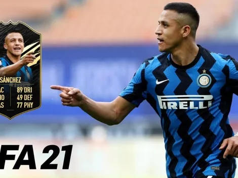 Alexis Sánchez recibe una nueva carta para el Ultimate Team del FIFA 21 en el TOTW 33