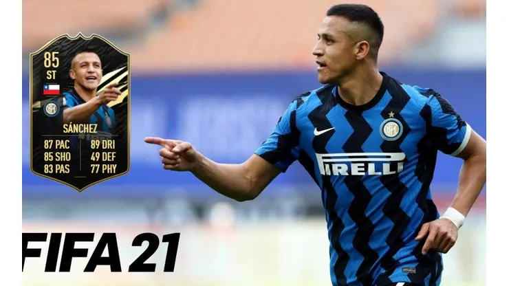 Alexis Sánchez recibe una nueva carta para el Ultimate Team del FIFA 21 en el TOTW 33